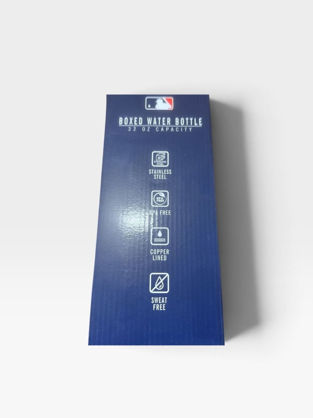 Boston Red Sox 32oz Stainless Steel Water Bottle Blue MLB the Memory Company NIB - Picture 2 of 3